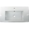 Rectangular White Ceramic Wall Mounted or Drop In Sink